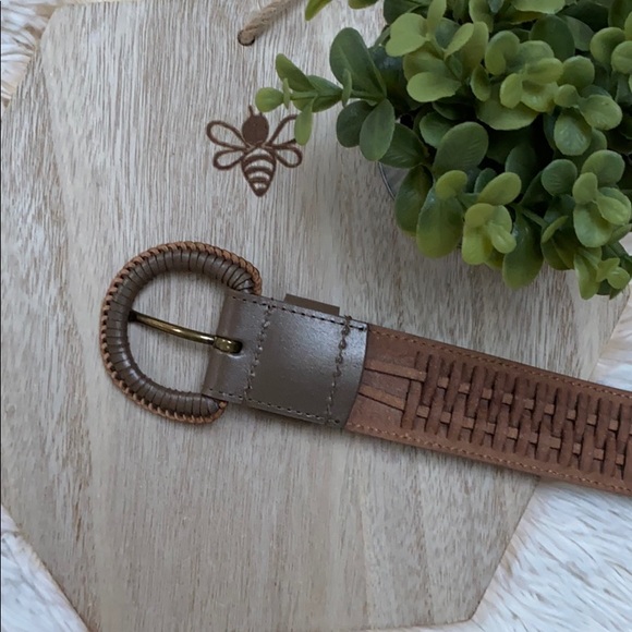 Loft Woven Belt 💗 Dark Taupe - Picture 9 of 11